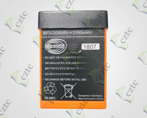sany zoomlion concrete pump 2100mah 6v hbc battery